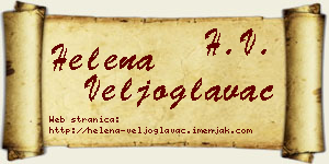 Helena Veljoglavac vizit kartica